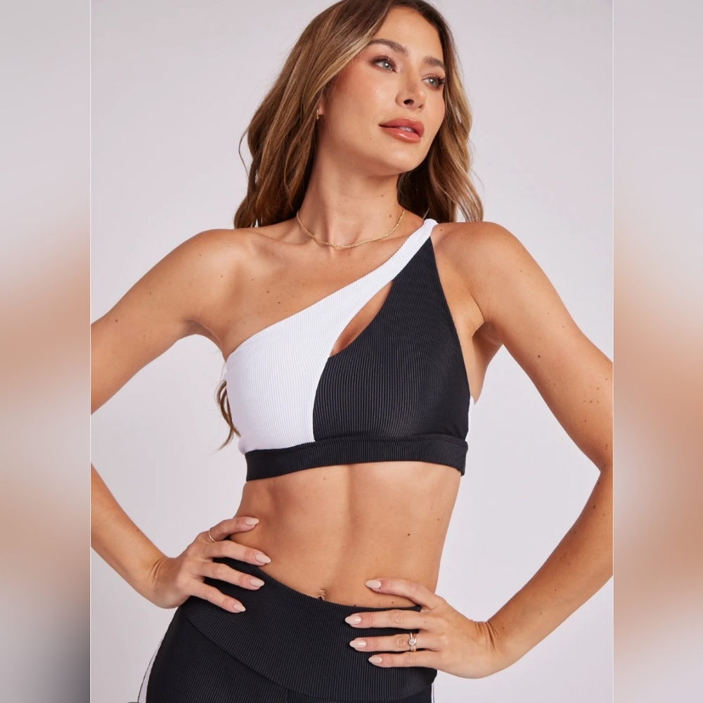 Onzie Black and White Sports Bra Intimates